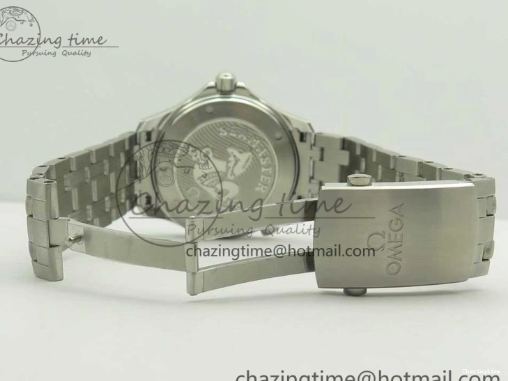 0120 WaterResistant Seamaster 300M SS MKS V3 1:1 Best Edition Black Dial Black Ceramic Bezel on SS Bracelet A 7981